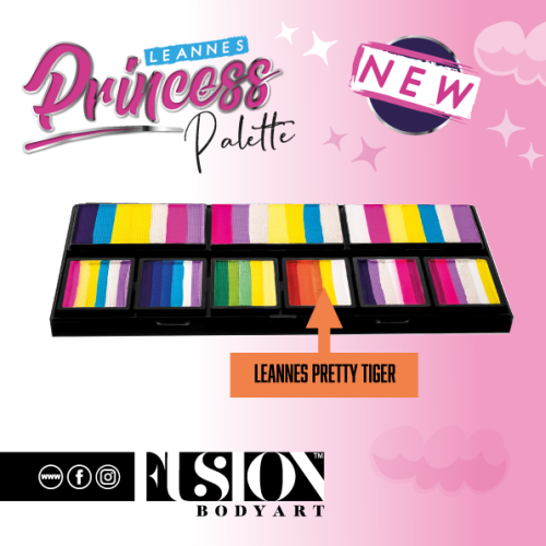 Fusion Body Art - Leannes Princess Palette (LEANNES PRINCESS PALETTE)